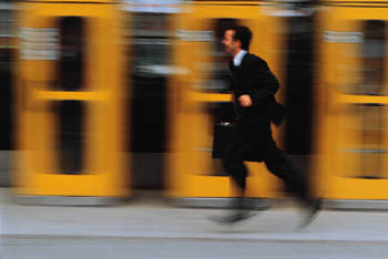 photo of person running